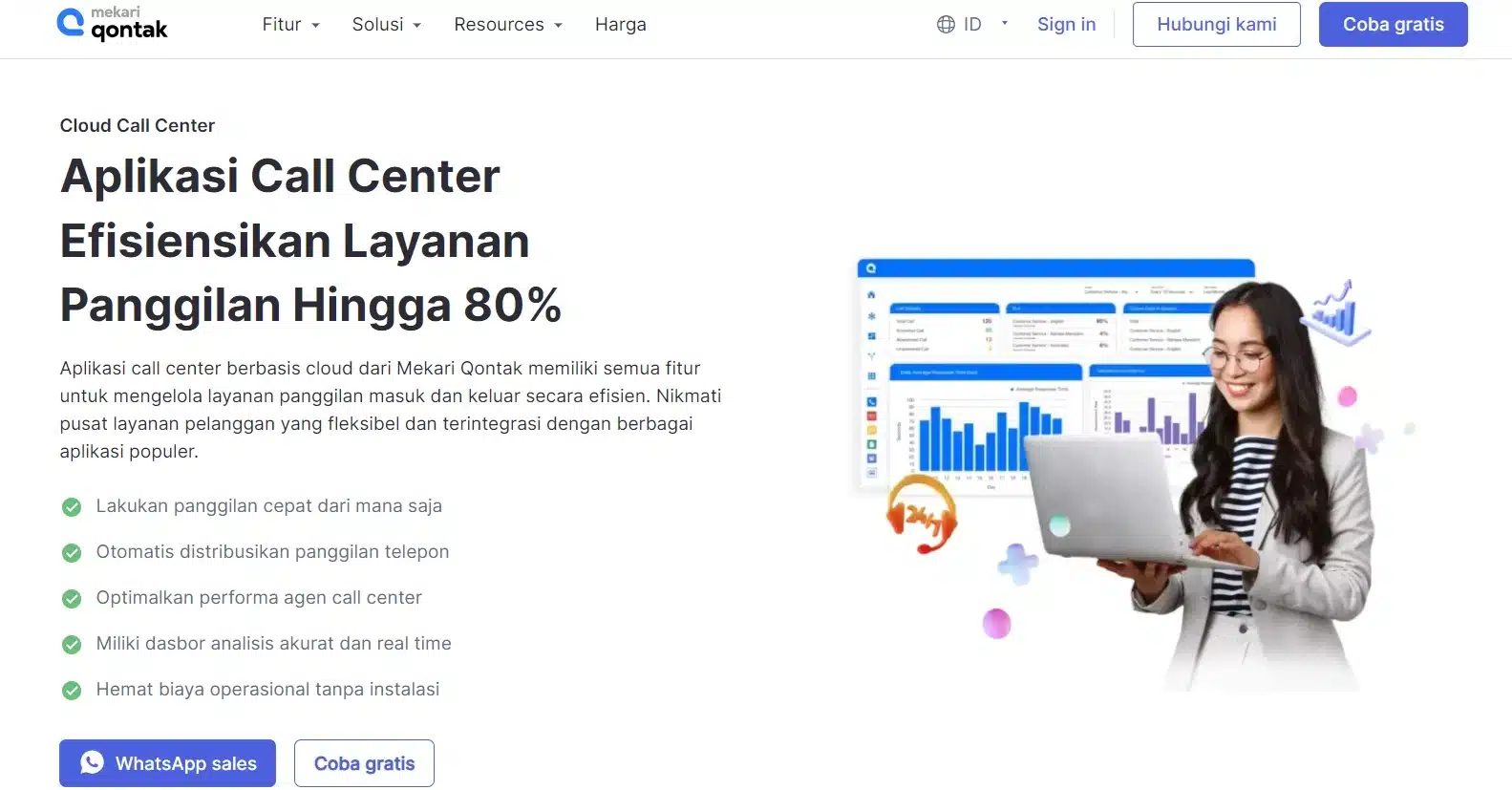 Call Monitoring Software_Mekari Qontak