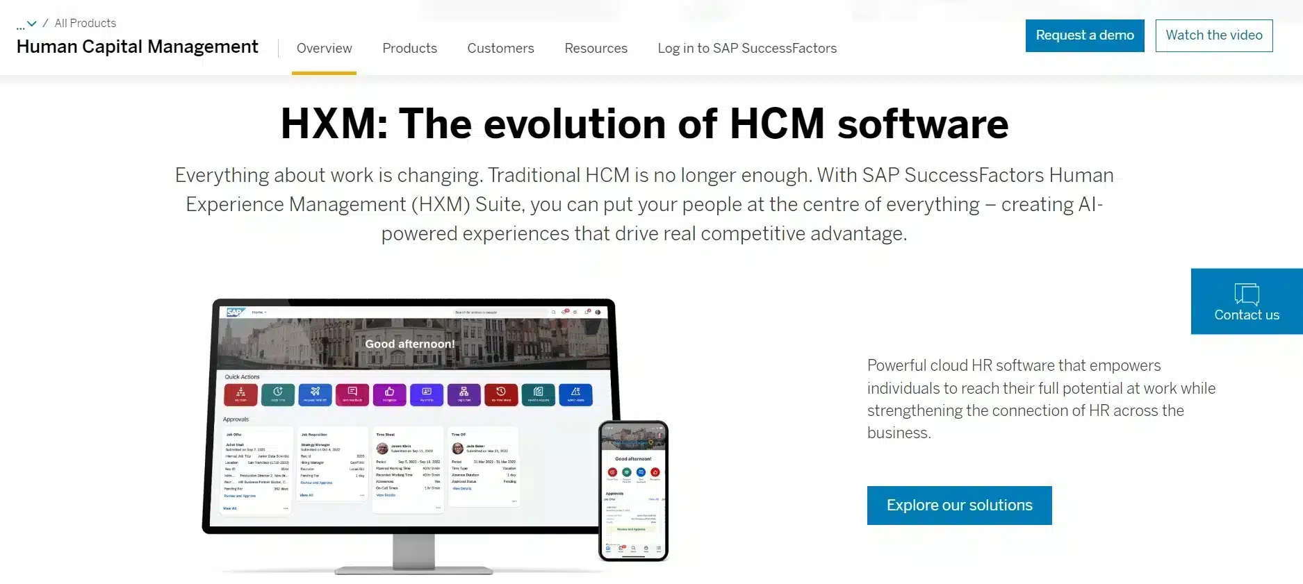Workforce Management Software_SAP SuccessFactor