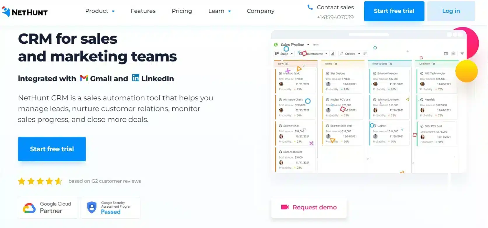 Manufacturing CRM Software_NetHunt CRM