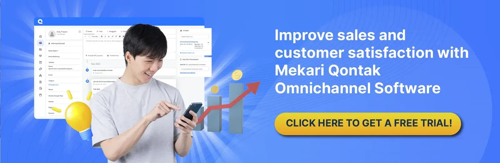 Improve sales and customer satisfaction with Mekari Qontak Omnichannel Software