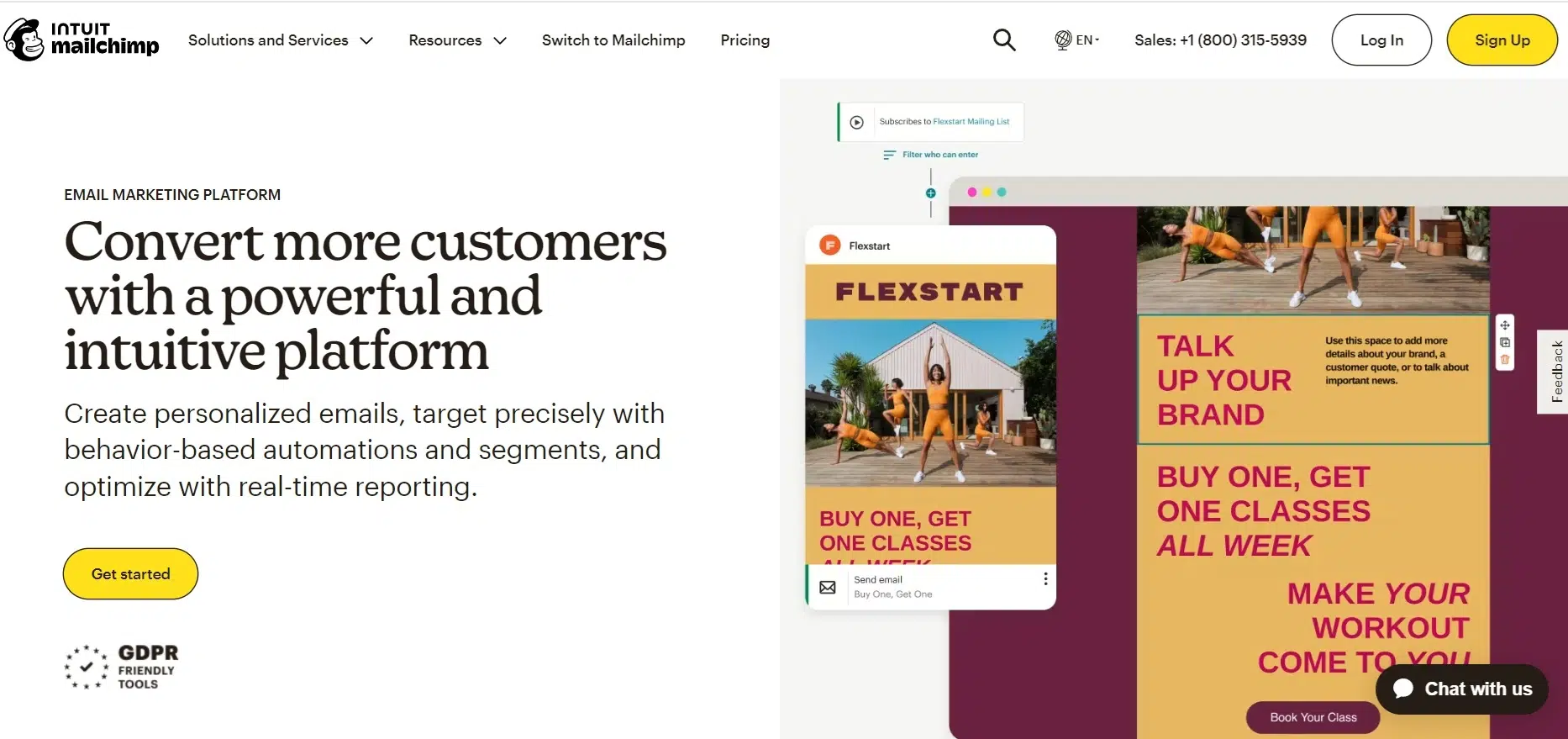 Landing Page Mailchimp Mailchimp-software follow up tracking terbaik