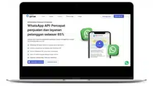 Langkah pertama adalah mendaftarkan diri ke Mitra Resmi WhatsApp API seperti Mekari Qontak