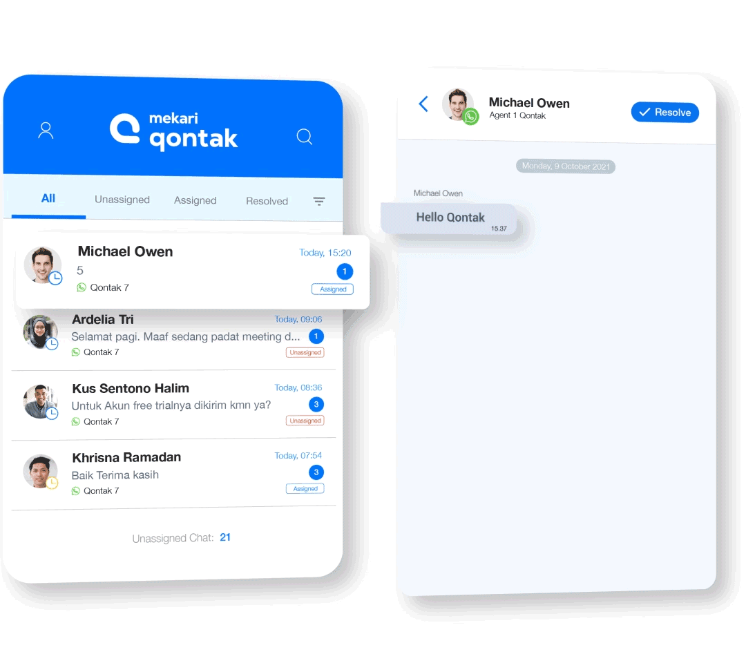 Automated chatbot serves customers whenever needed
