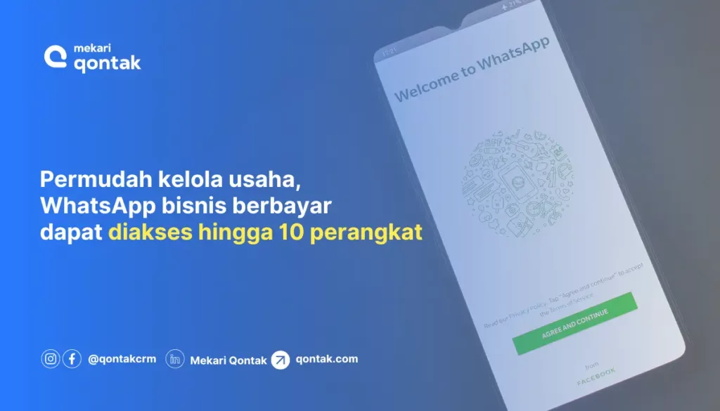 Whatsapp bisnis berbayar dapat diakses hingga 10 perangkat