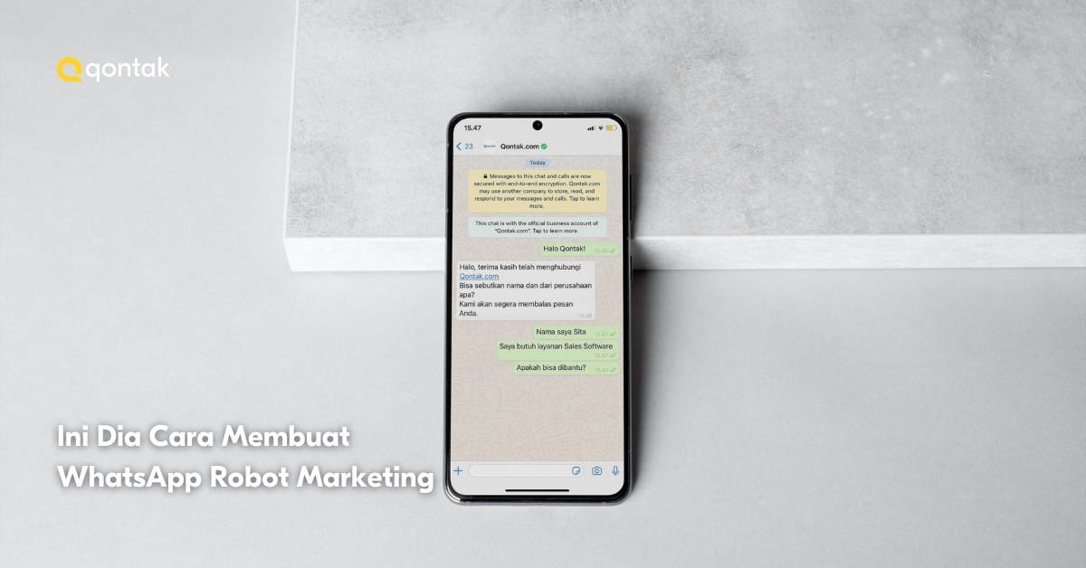 WhatsApp Robot Marketing Chatbot