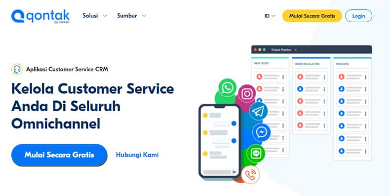 Customer Service CRM Qontak.com