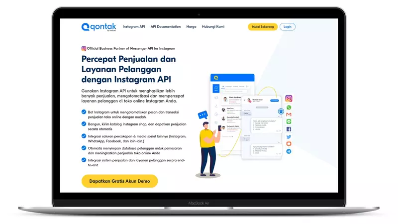 Instagram API Mekari Qontak