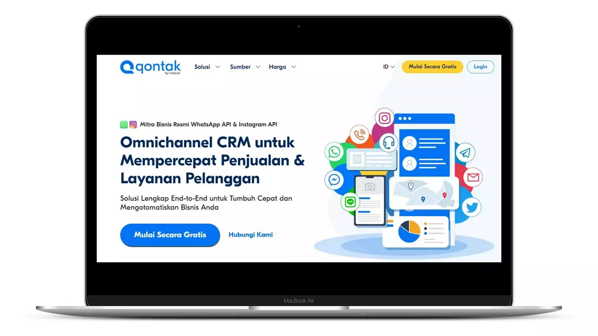 Omnichannel CRM Qontak by Mekari