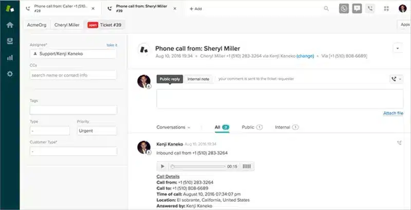 Zendesk-Talk