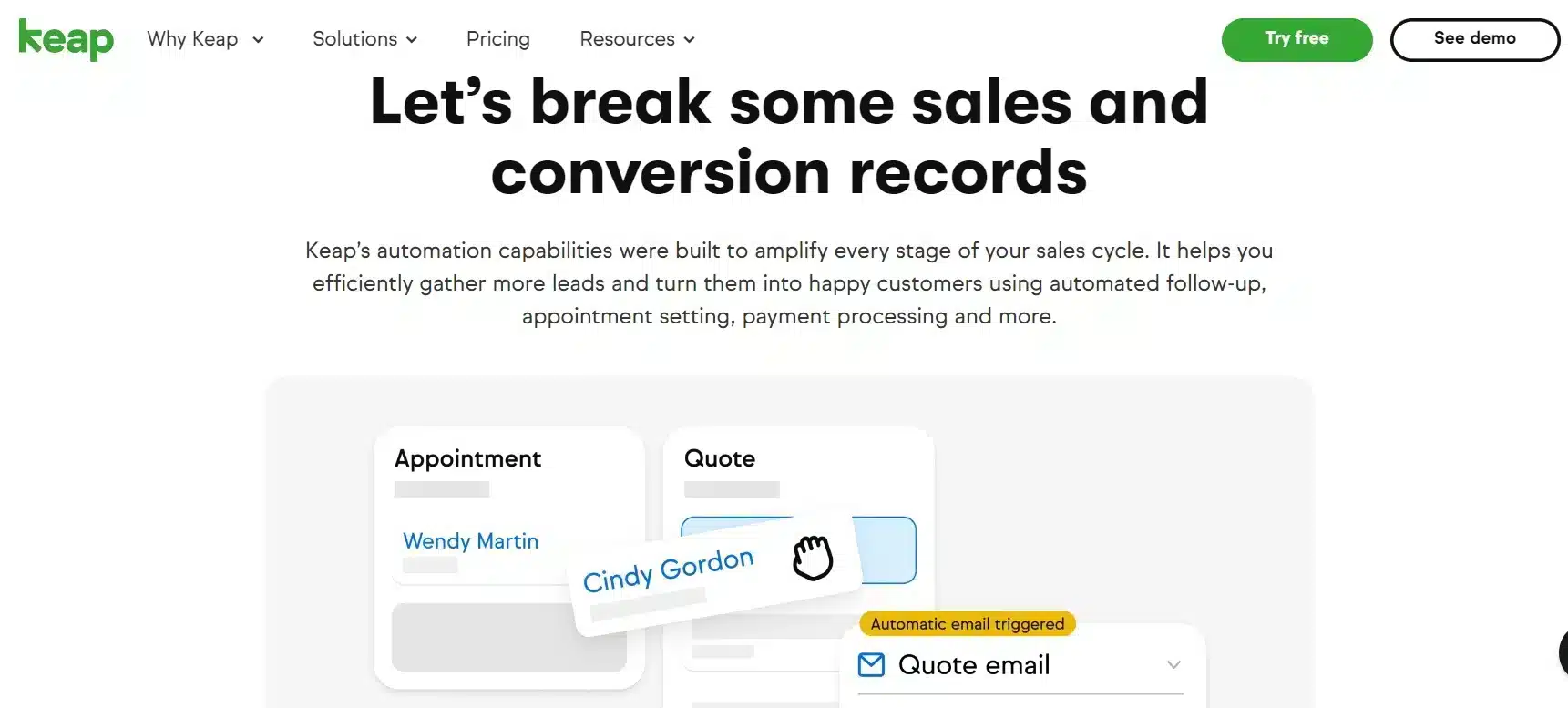 Sales Administration Software - Keap