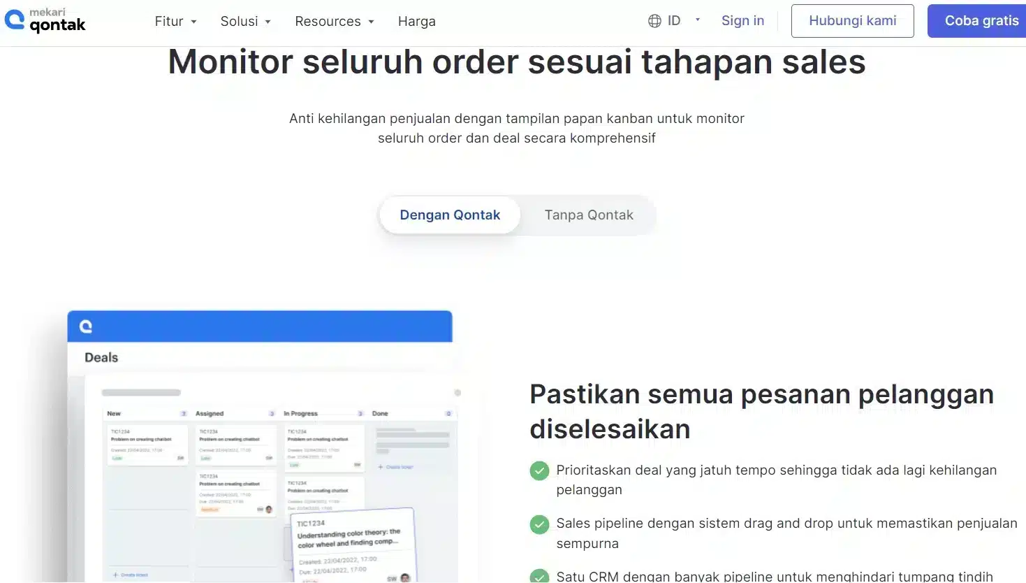 Sales Administration Software - Mekari Qontak