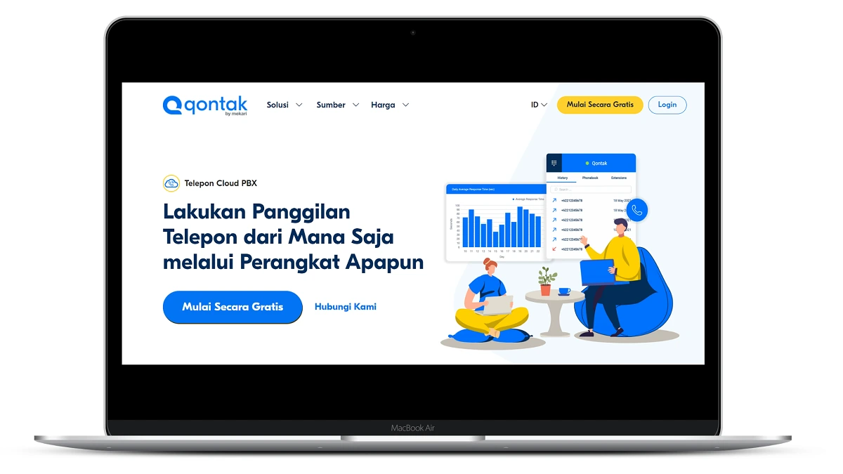 Telepon Cloud PBX Qontak