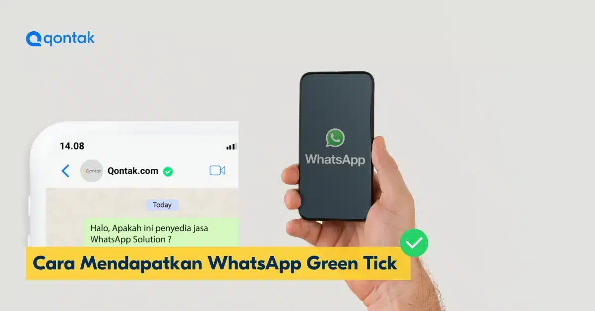 cara mendapatkan whatsapp green tick