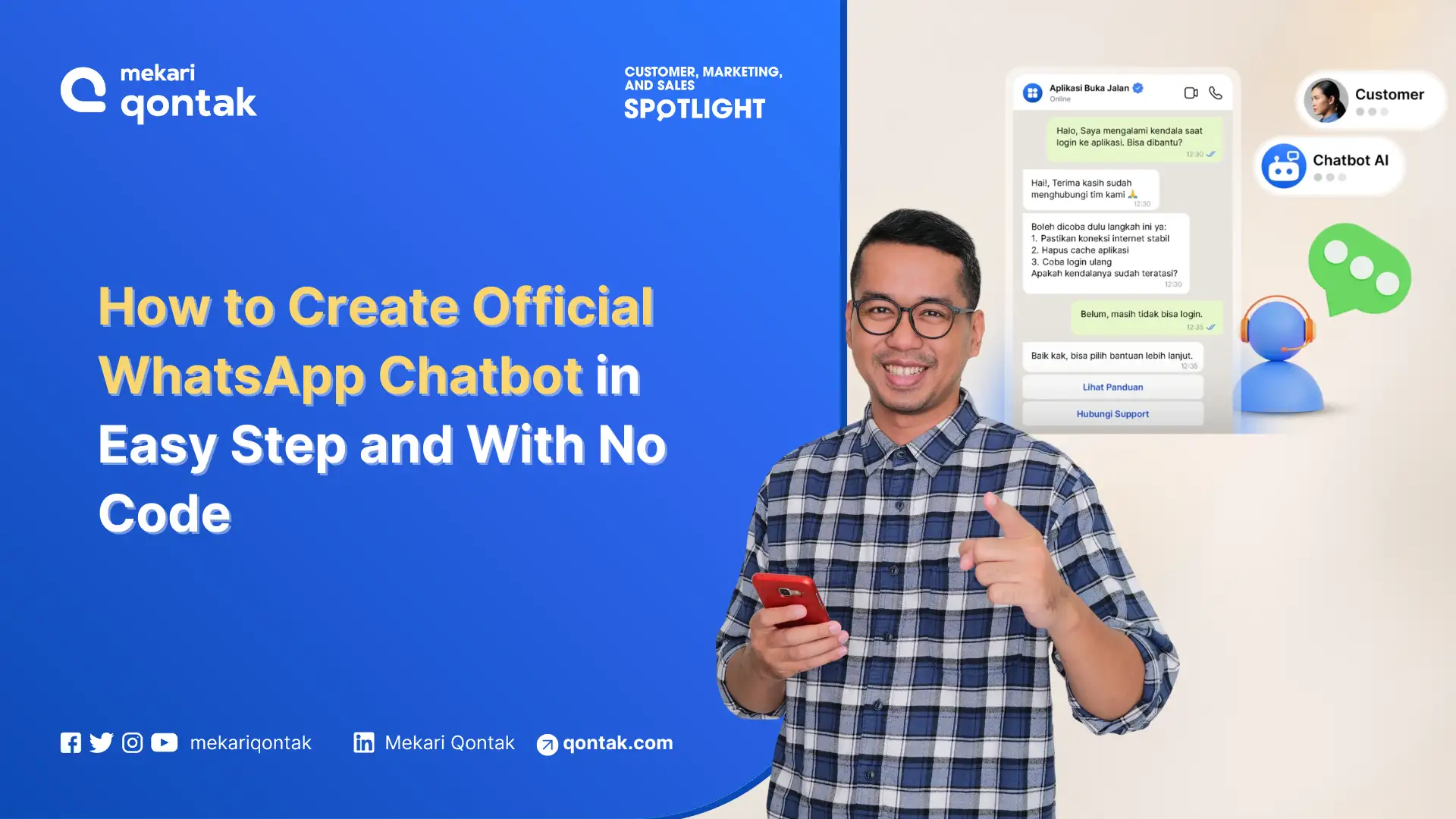 How to Create an Official WhatsApp Chatbot in Easy Step and Without Coding to Boost Agent Work Efficiency