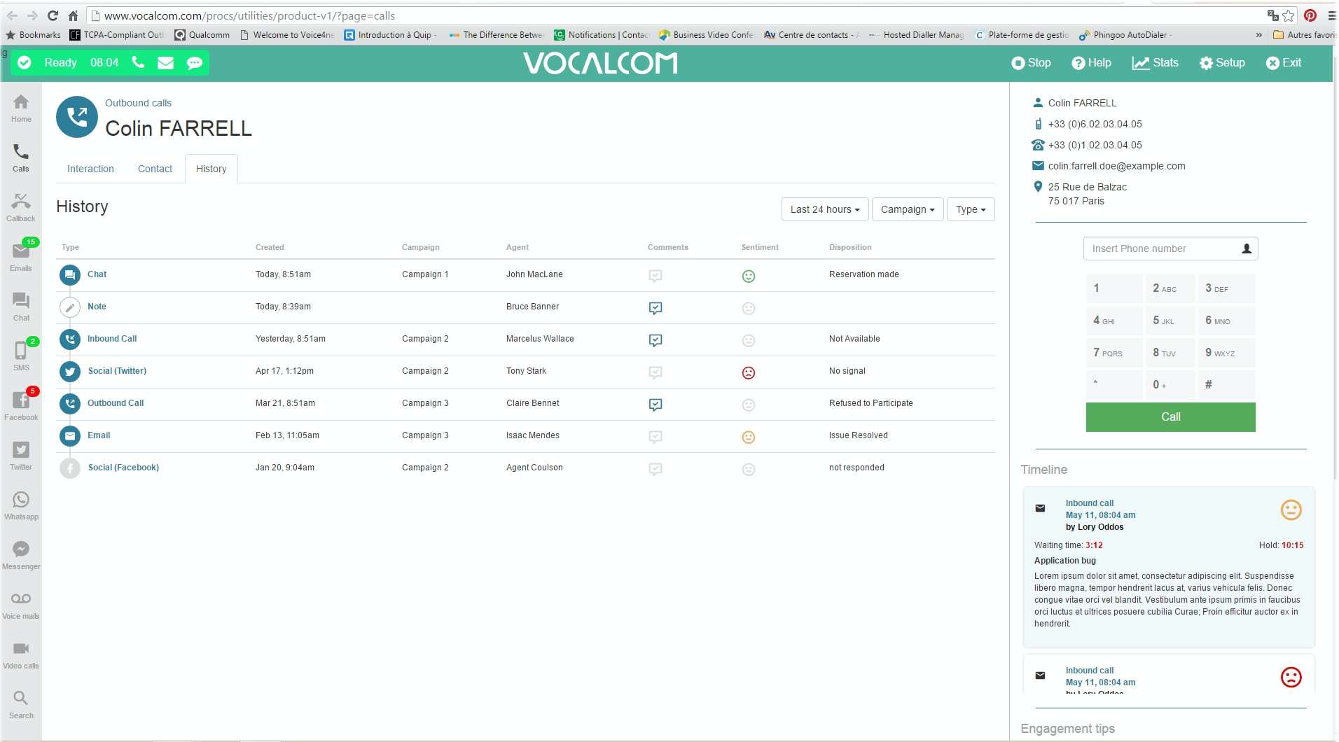 software telemarketing vocalcom