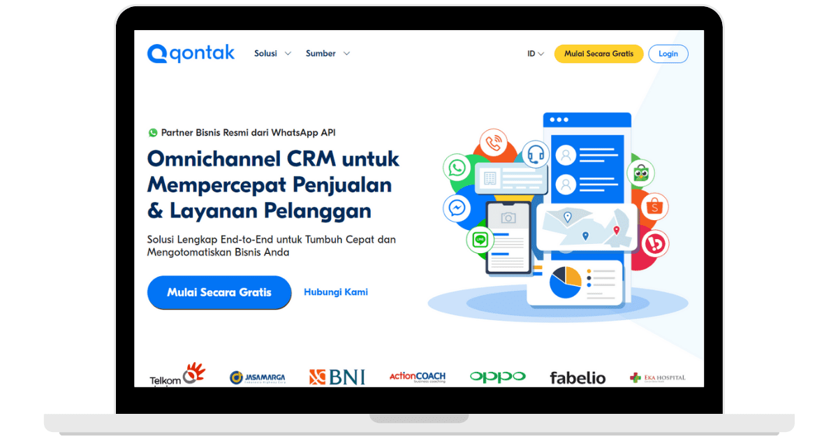 dapatkan whatsapp green tick di Qontak
