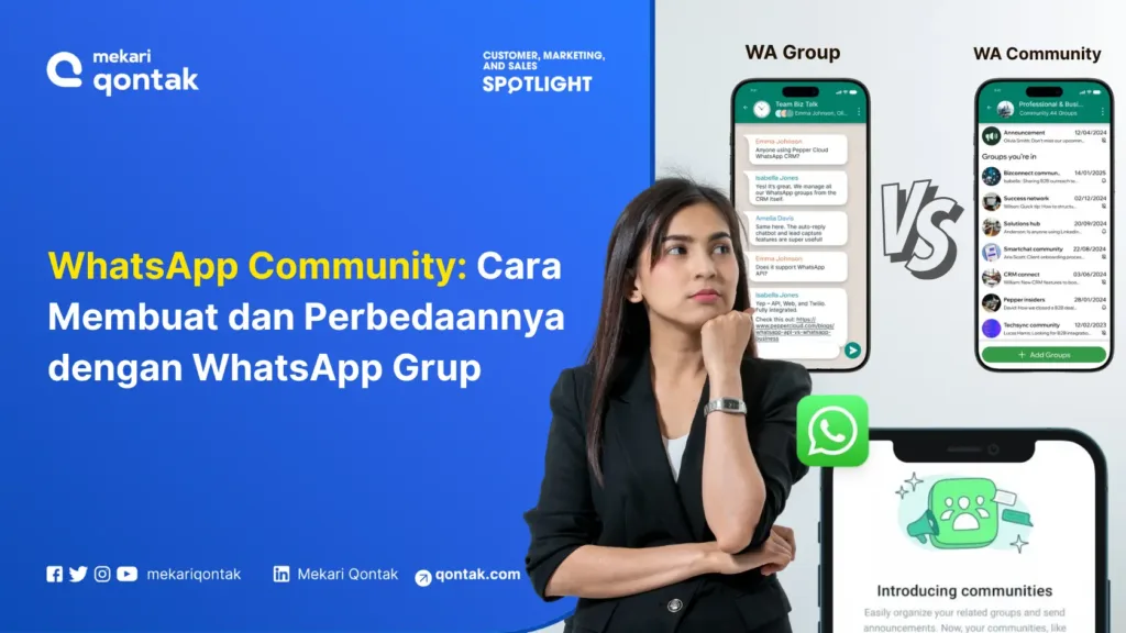 WhatsApp Community: Cara Membuat dan Perbedaan dengan WhatsApp Grup