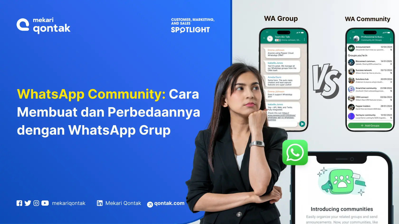WhatsApp Community: Cara Membuat dan Perbedaan dengan WhatsApp Grup