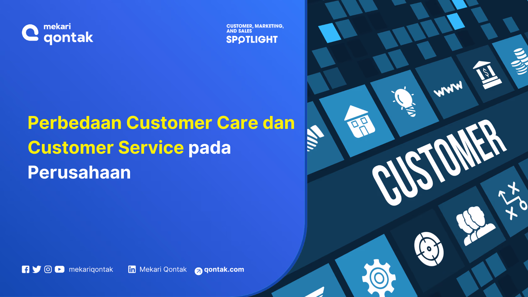 Ilustrasi perbedaan customer care dan customer service