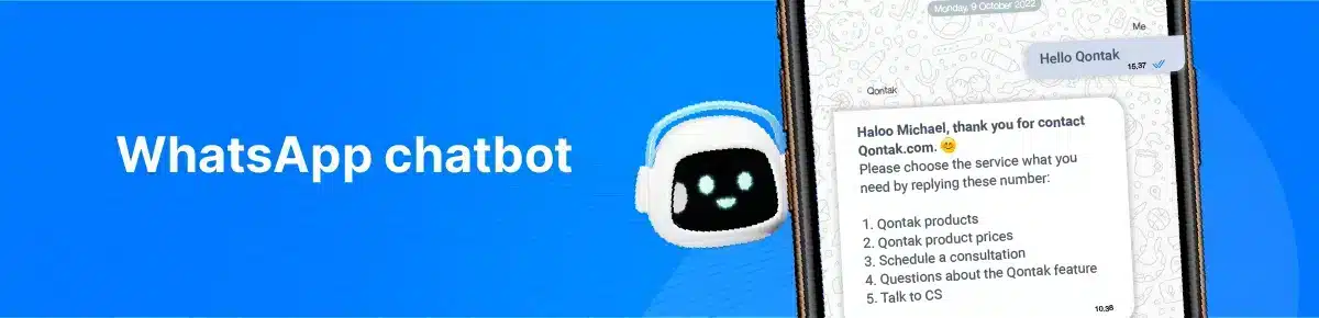 WhatsApp chatbot feature is programmed to answer frequently asked questions, provide relevant information about your business, and even make recommendations.