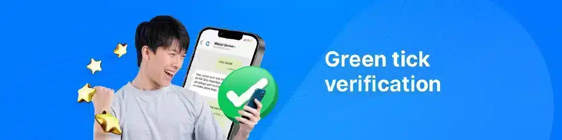 Businesses can use green tick verification for WhatsApp marketing to increase credibility and trustworthiness, helping to boost customer confidence in the business.