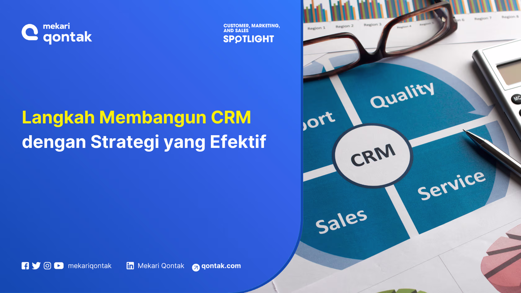 Ilustrasi aspek dalam CRM