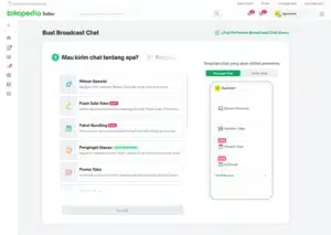 Cara membuat broadcast chat Tokopedia -buat-pesan-siaran