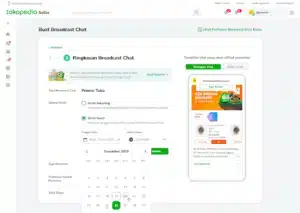 Cara membuat broadcast chat Tokopedia -kirim pesan broadcast 