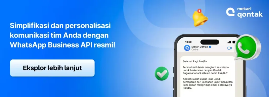 Solusi WhatsApp Business API Mekari Qontak