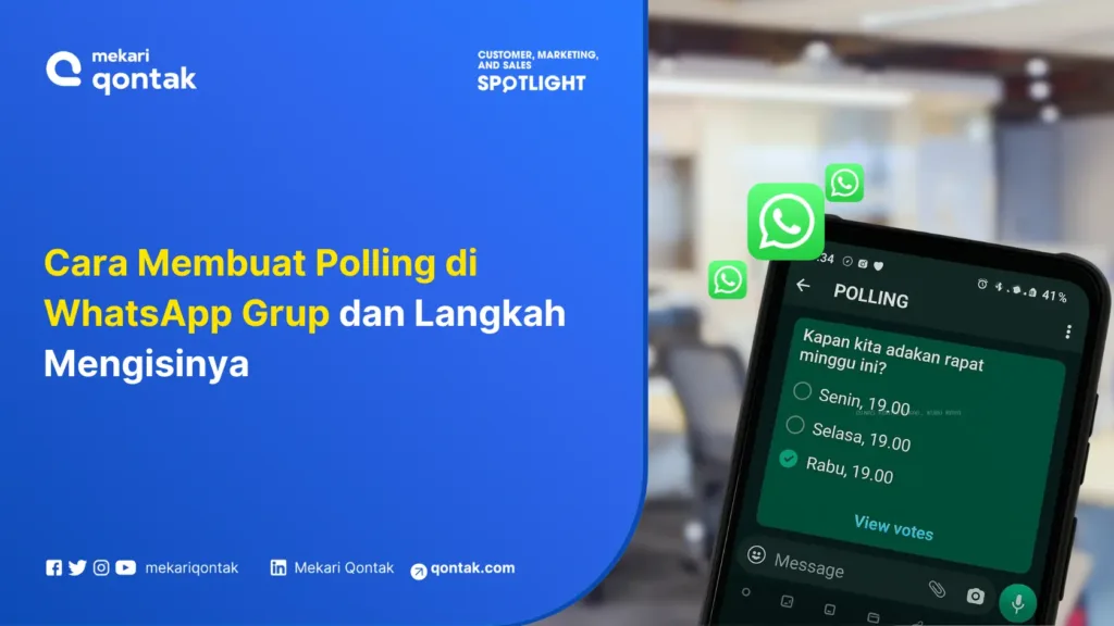 Cara Membuat Polling di WhatsApp Grup dan Langkah Mengisinya