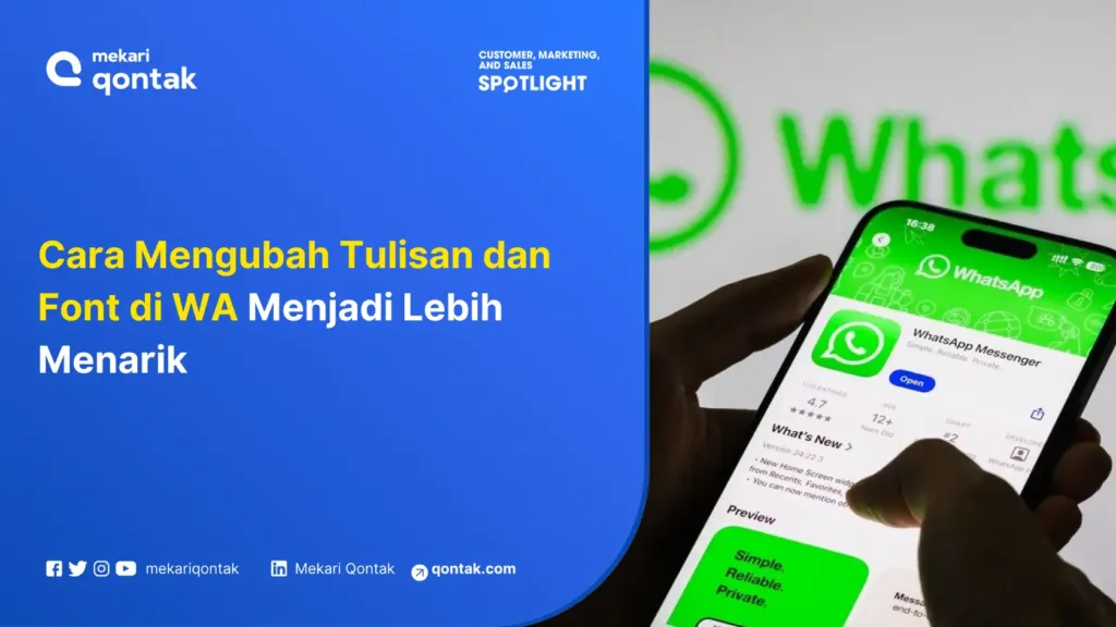 Cara Mengubah Tulisan dan Font di WA Menjadi Lebih Menarik
