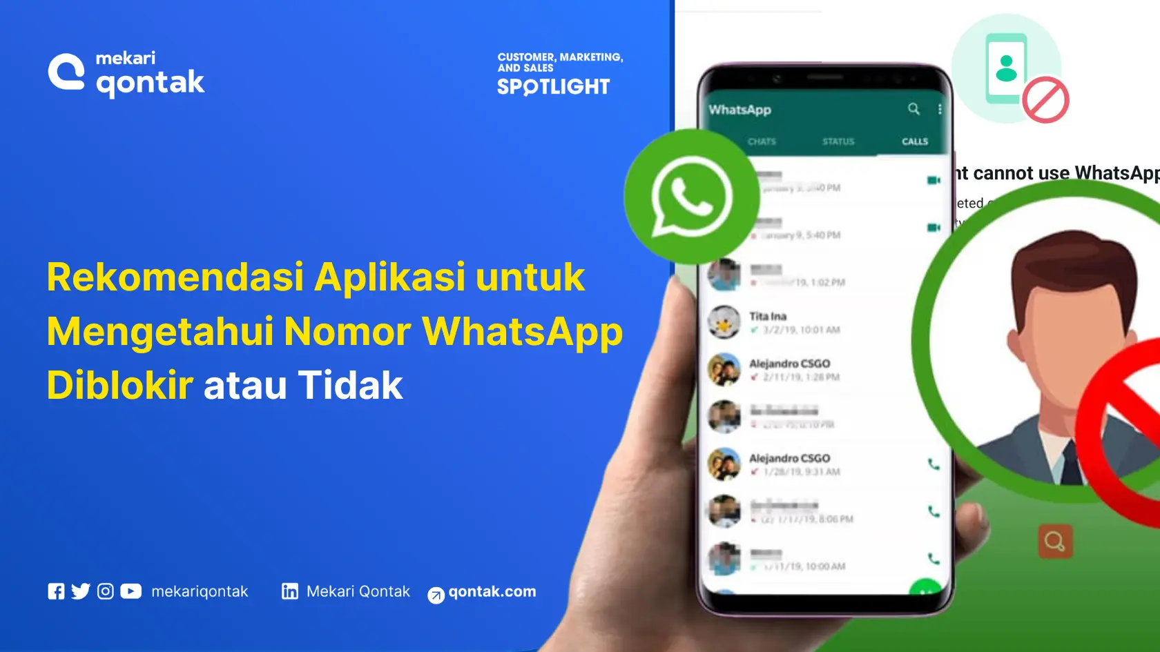 5 Aplikasi untuk Mengetahui Nomor WhatsApp Diblokir atau Tidak