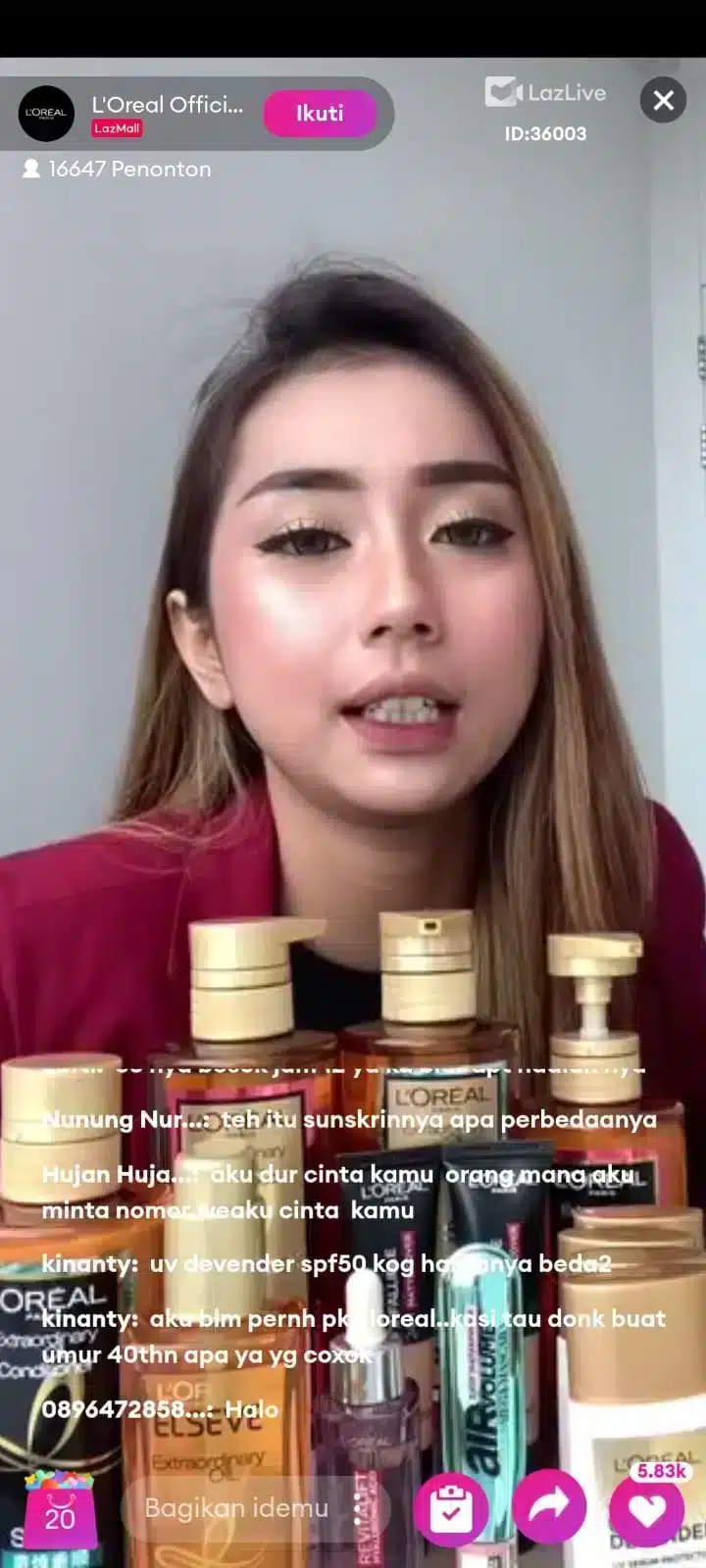 Contoh Shoppertainment_Lazada Live Streaming