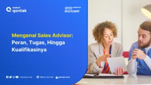 Ilustrasi peran Sales Advisor