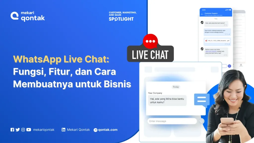 WhatsApp Live Chat Fungsi, Fitur, dan Cara Membuatnya untuk Bisnis WhatsApp Live Chat: Fungsi, Fitur, dan Cara Membuatnya untuk Bisnis