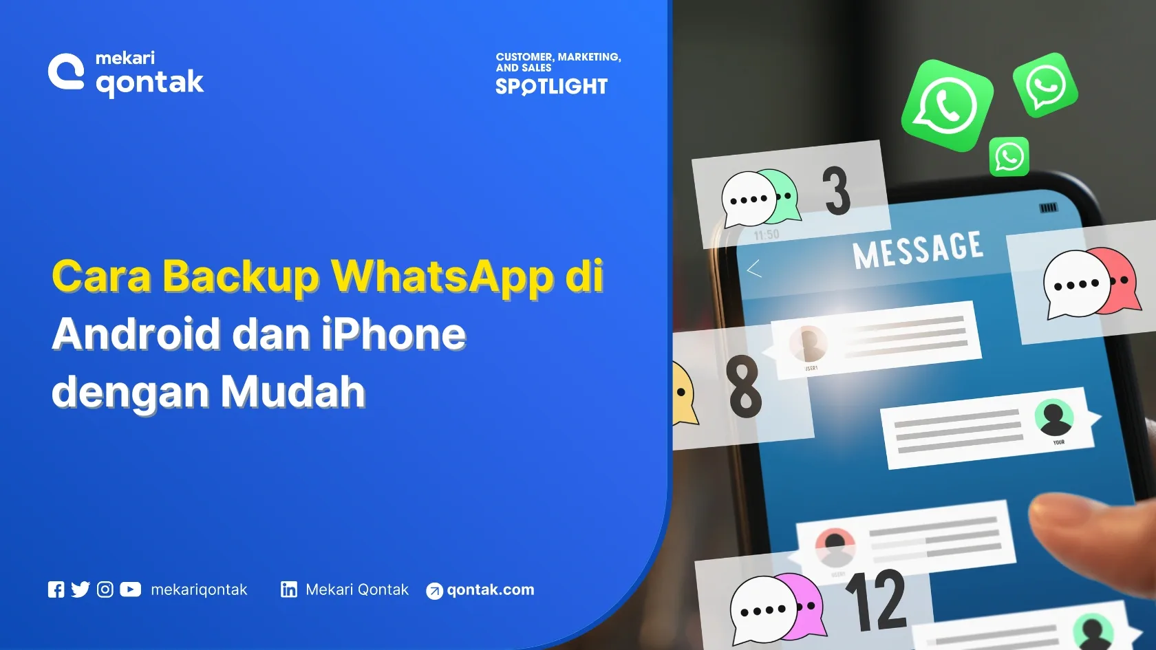 Cara Backup WhatsApp di Android dan iPhone dengan Mudah