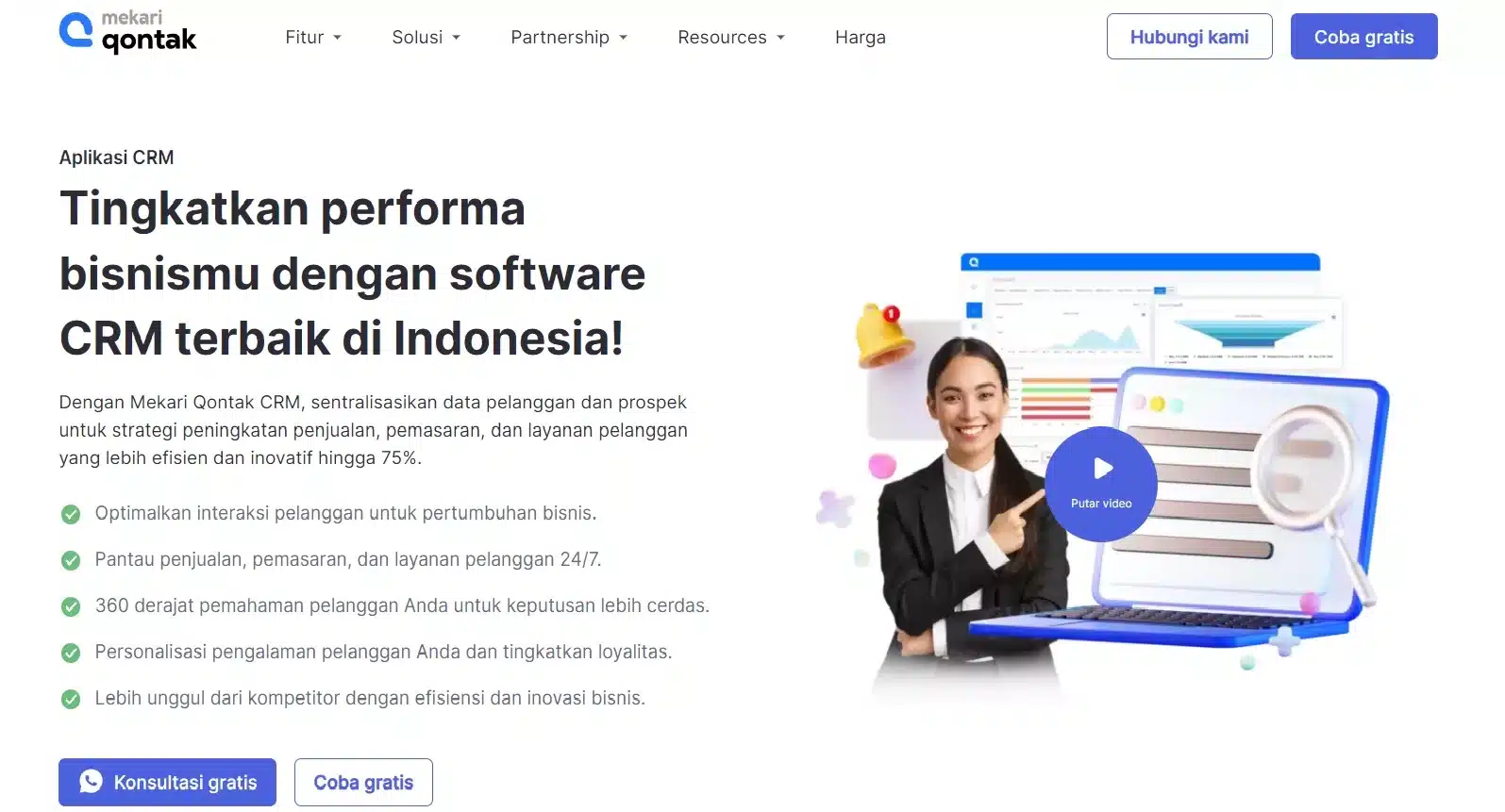 Nonprofit CRM Software - Mekari Qontak