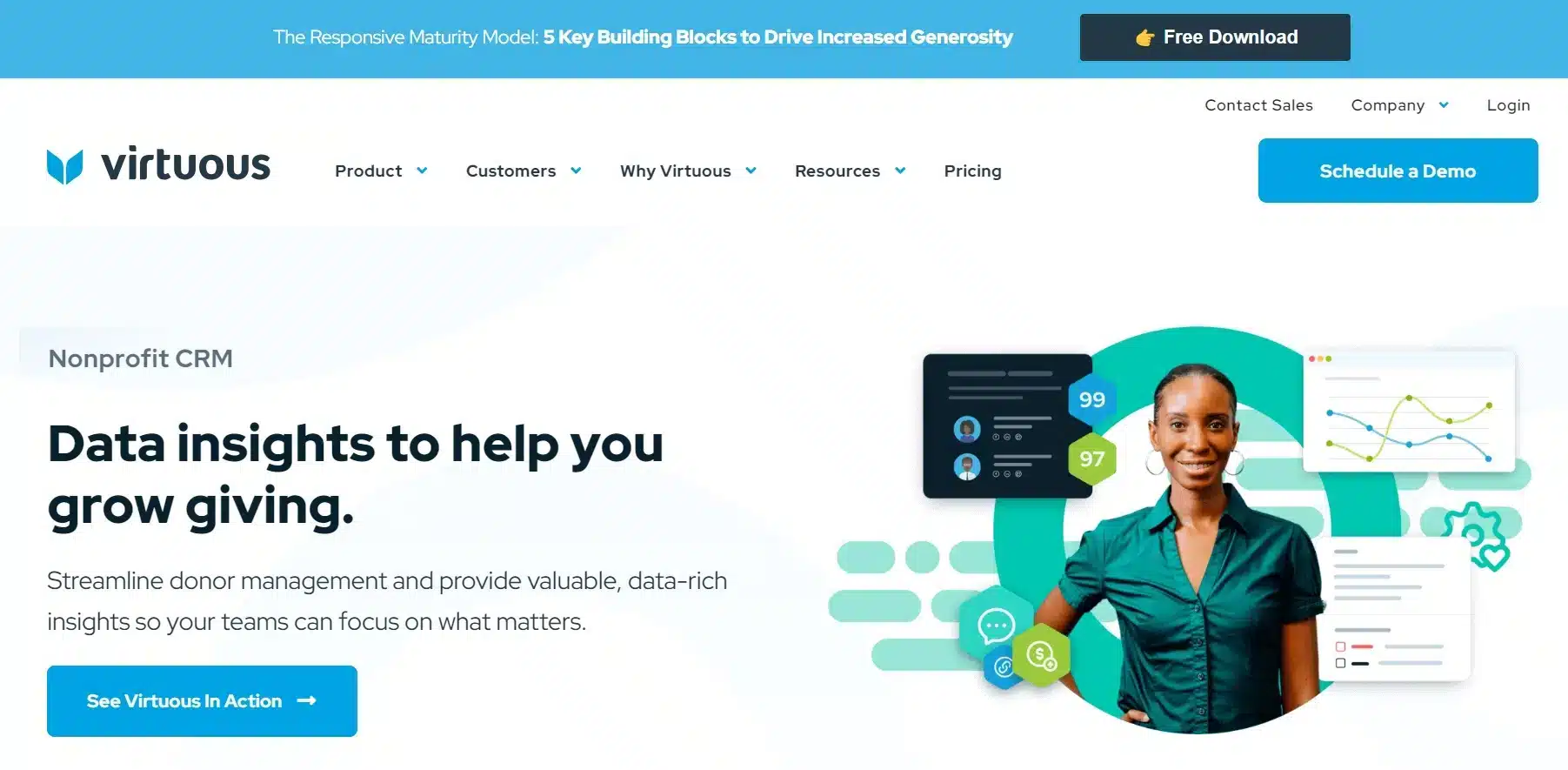 Nonprofit CRM Software - virtuous