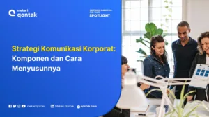 Ilustrasi pelaksaan komunikasi korporat