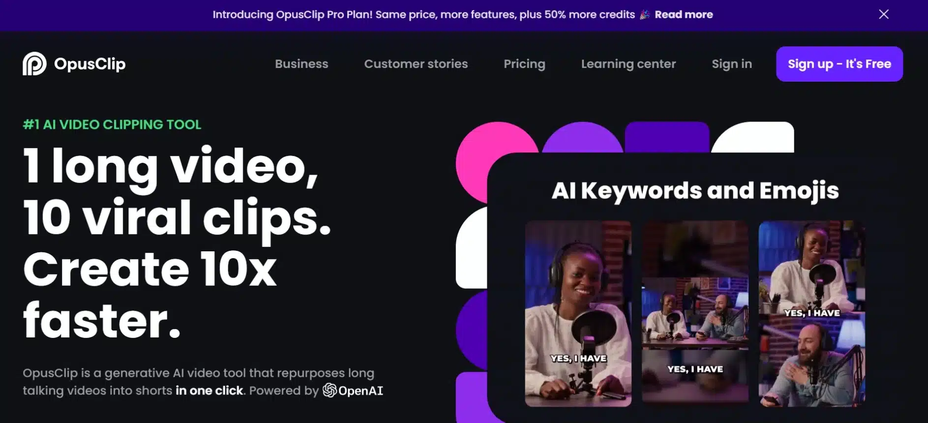 Tools AI untuk Video Editor _ OpusClip