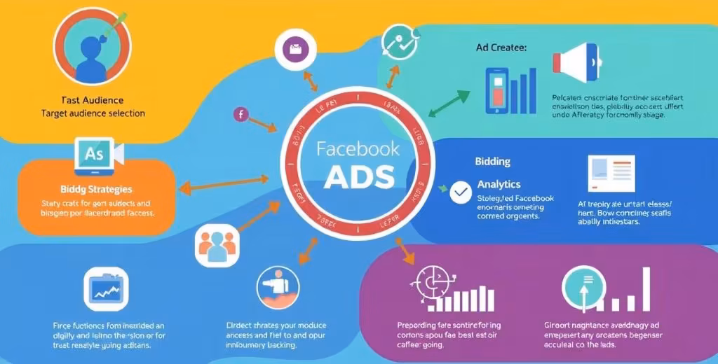 Ilustrasi cara kerja facebook ads