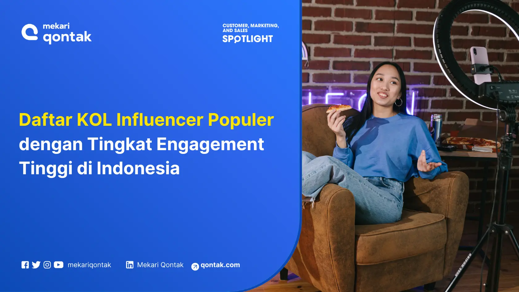 Daftar KOL Influencer Populer dengan Tingkat Engagement Tinggi di Indonesia