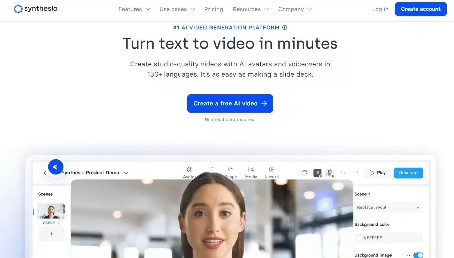 Video AI Generator_Synthesia