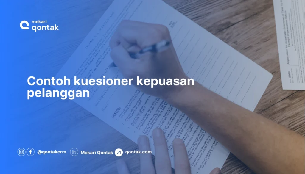 contoh kuesioner kepuasan pelanggan