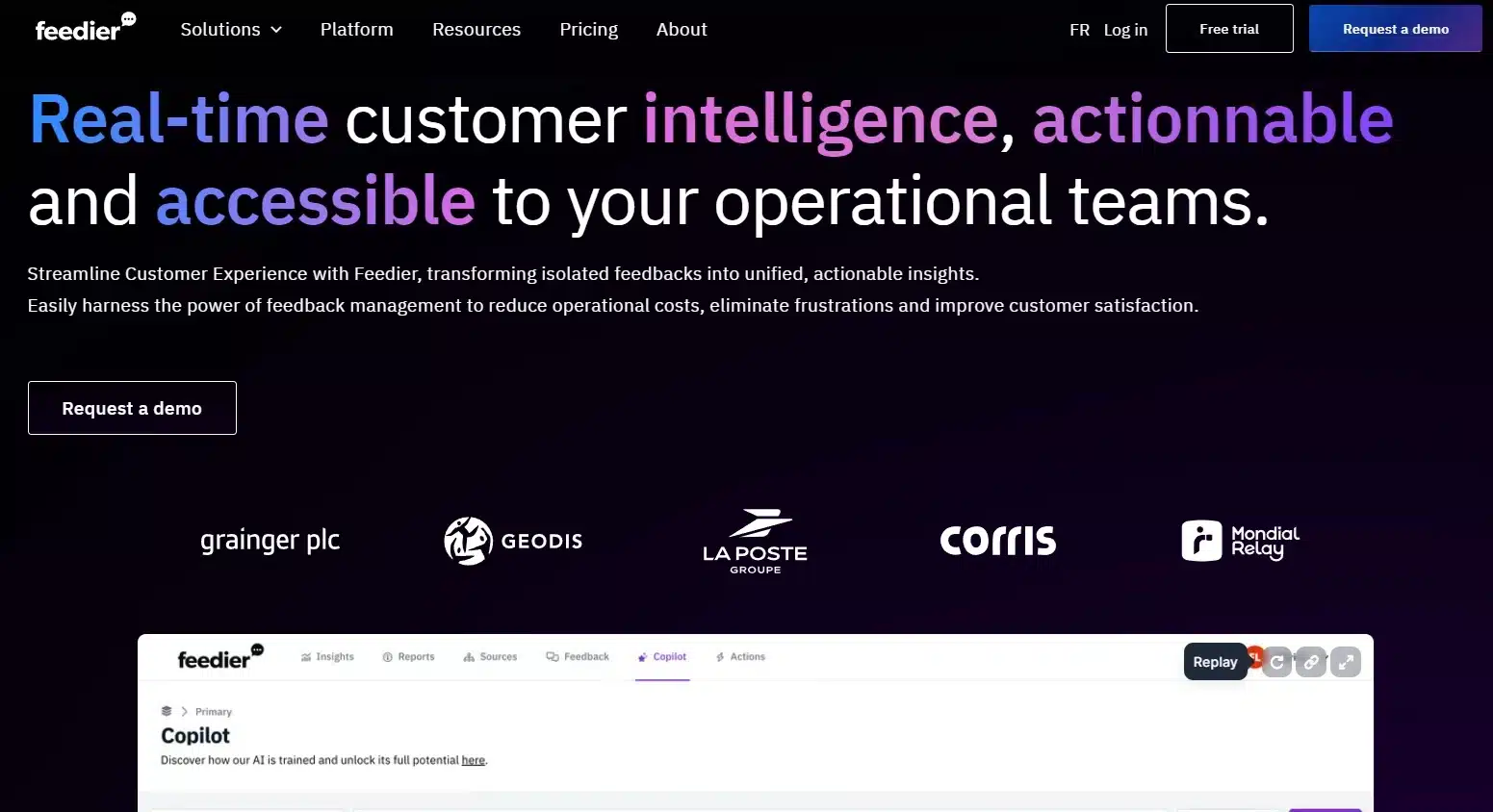 Tools Feedier untuk mengumpulkan customer feedback