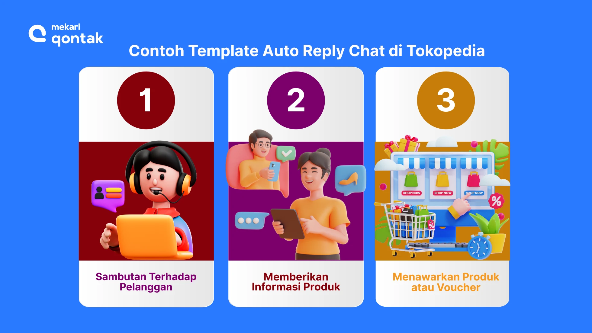 Contoh Template Auto Reply Chat di Tokopedia