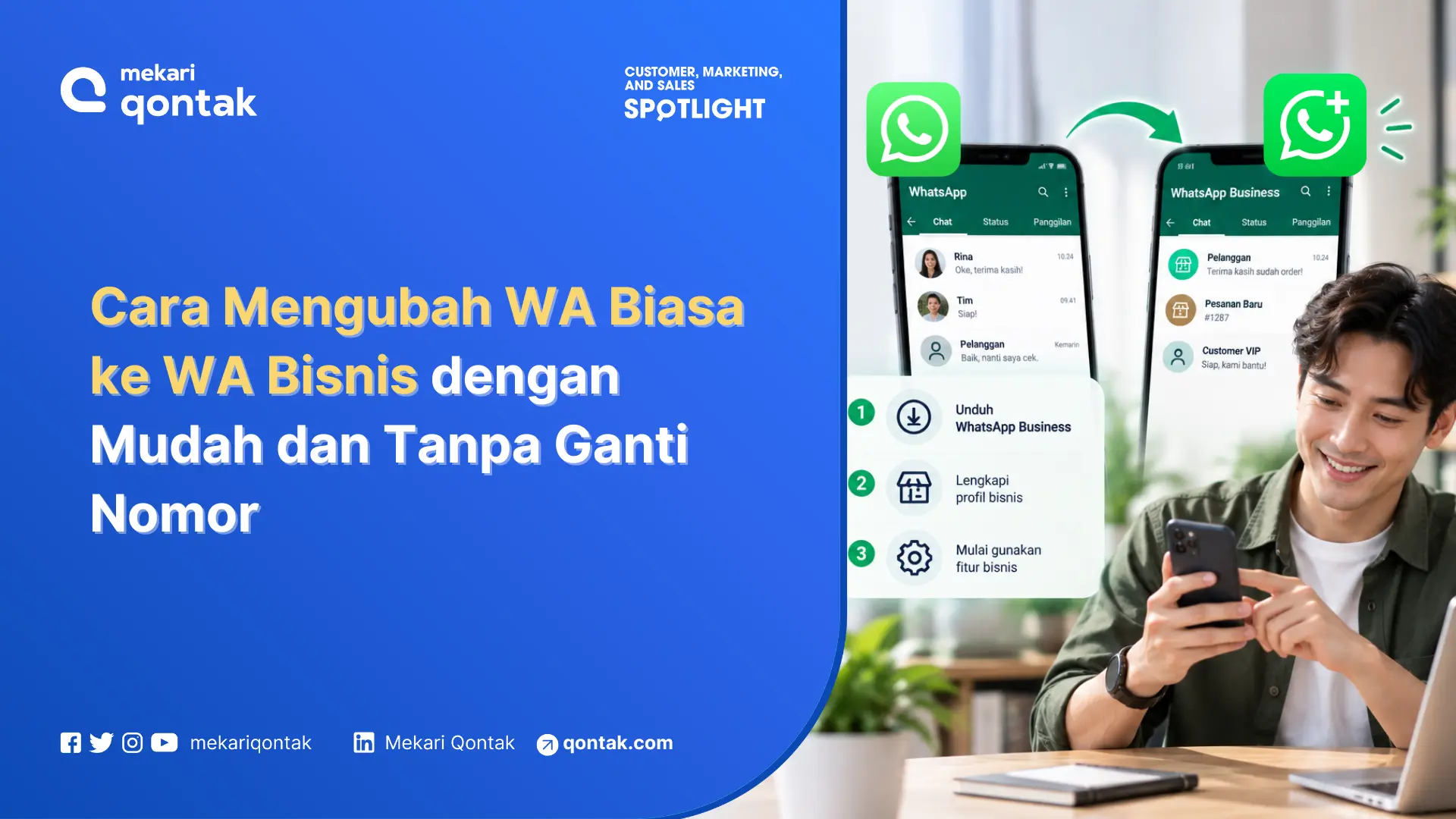 Cara Mengubah WA Biasa ke WA Bisnis, Tanpa Ganti Nomor