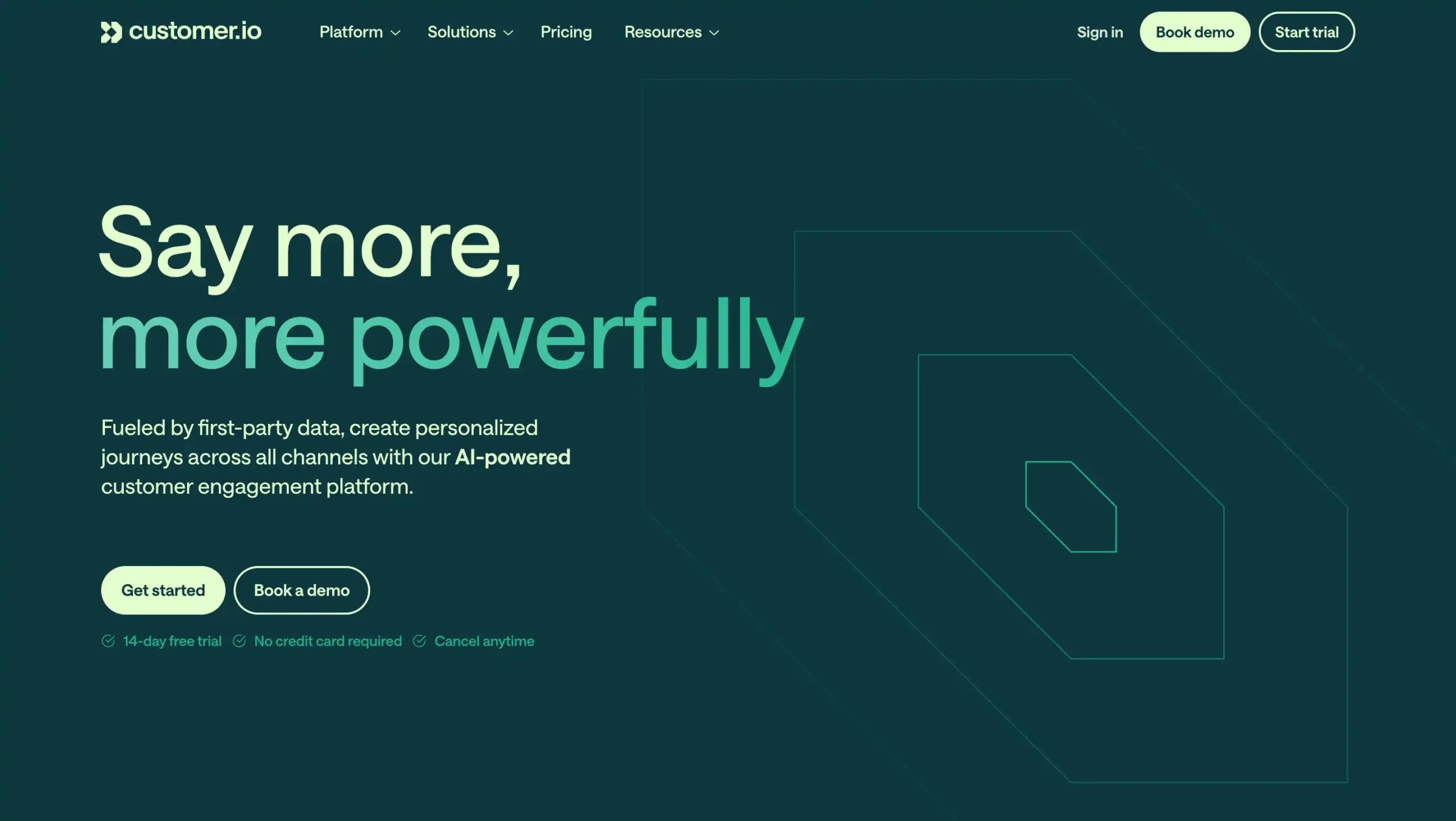 Landing Page Customer.io Customer.io-Marketing Automation Software