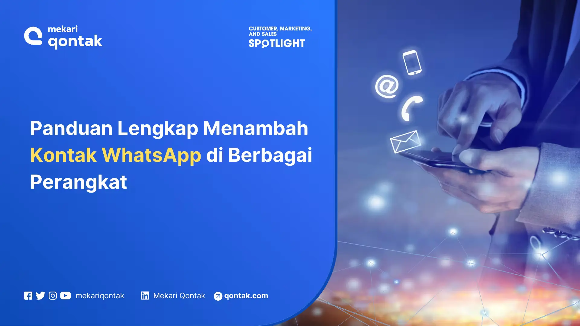Cara Menambahkan Kontak WhatsApp di Android, Iphone, dan Web