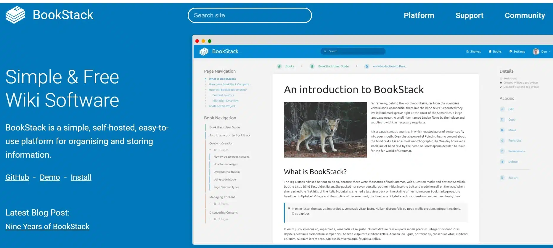Software Knowledge Base Terbaik -BookStack